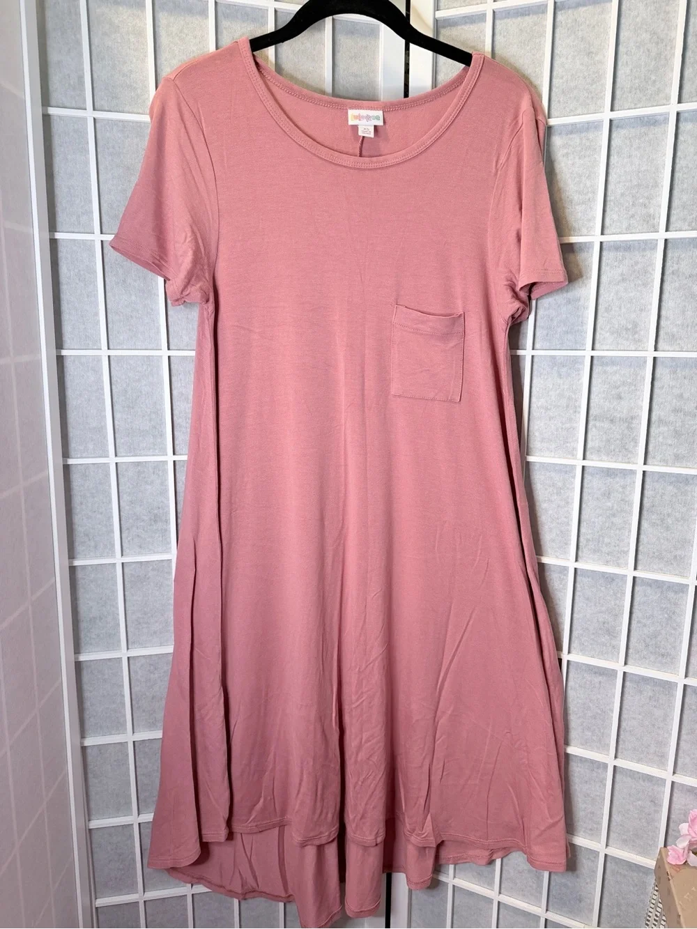 Soft Pocket Tee light heather Dress